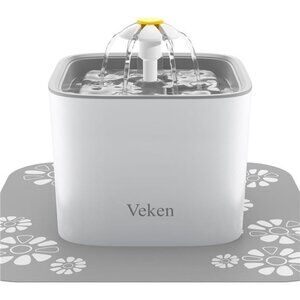 Pet Fountain, 84oz/2.5L Automatic Cat Water Fountain Dog Water Dispenser